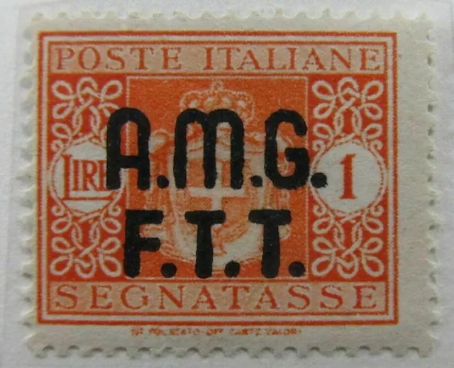 Italy Anglo-American Administration Trieste Postage Due 1947 1L MH* A16P8F610