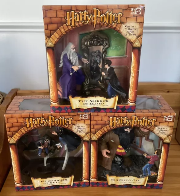 HARRY POTTER CLASSIC SCENES COLLECTION SET OF 3 (2001) Mattel; New/Sealed