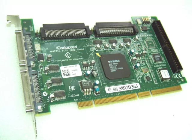 SCSI - Controller ADAPTEC SCSI CARD 39160 ASC-39160 V3.10 ... retro