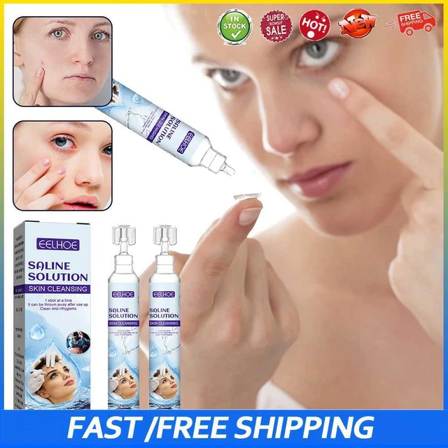 #b 2 piezas suministros salinos fisiológicos fisiológicos de cloruro de sodio de 15 ml para perforación de tatuajes