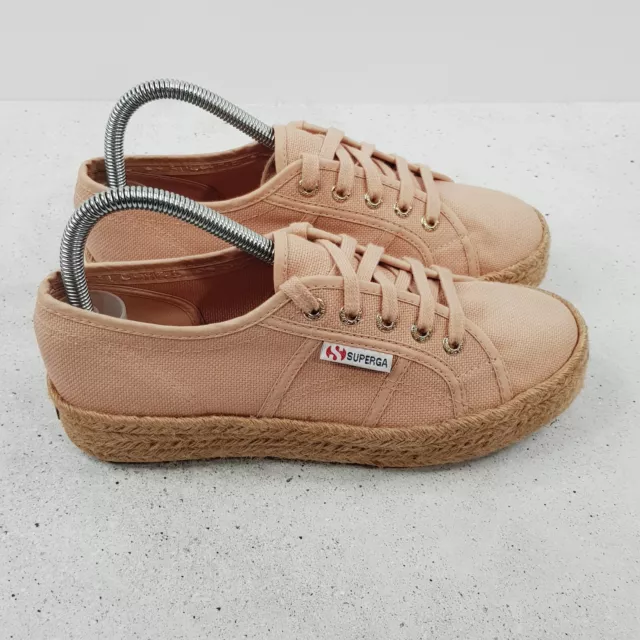 SUPERGA Womens Size EUR 38 or UK 5 / US 7.5 Rope Espadrille Sneakers Shoes