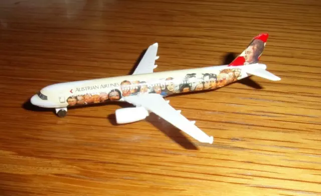 SCHABAK 1:600 Modellflugzeug 956/13  Airbus  A 321  Austrian Airlines  neu  OVP 2