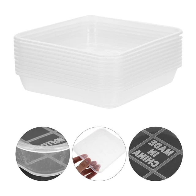 2 Sottovasi In Plastica Per Piante – 35,5x35,6x4,9 Cm – Vassoi Raccogli Acqua Neri Per Vasi Interni Ed Esterni