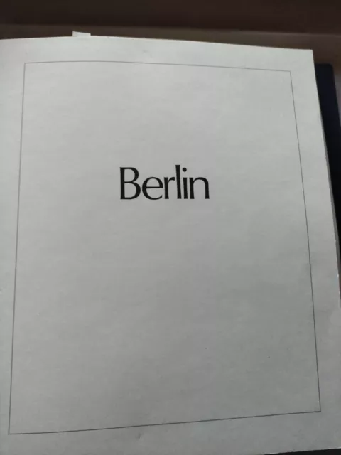 Berlin 1960-1990, je eine kpl. xx u. gest  Slg. im Safe-dual-VD