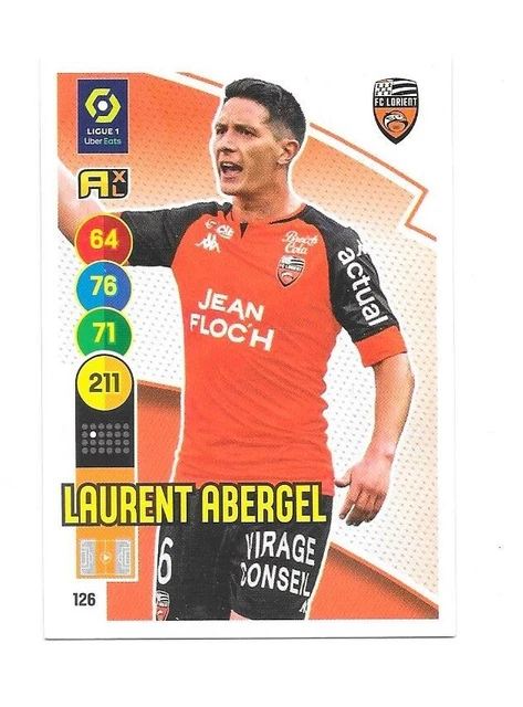 Panini – Carte Ligue 1 Score 2024 – Red Swirl Abergel (Lorient) #27 – Rare