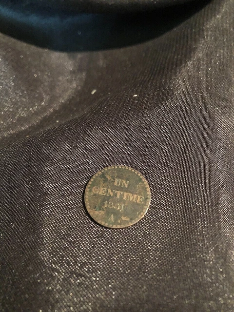 1 centime DUPRÉ 1851 A