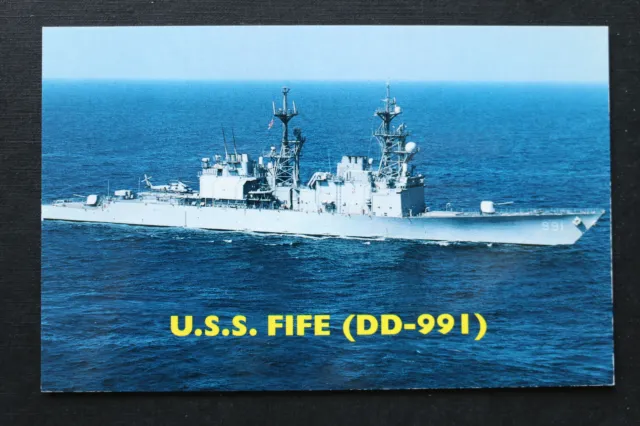 US USA Marine AK U.S.S. FIRE  DD-991 1990er Gulf War Golfkrieg 60 Tomahawk ---