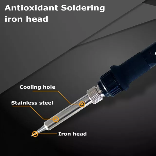 Herramienta de soldadura Hierro electrónico Digital Temp Adjustment Soldador 3