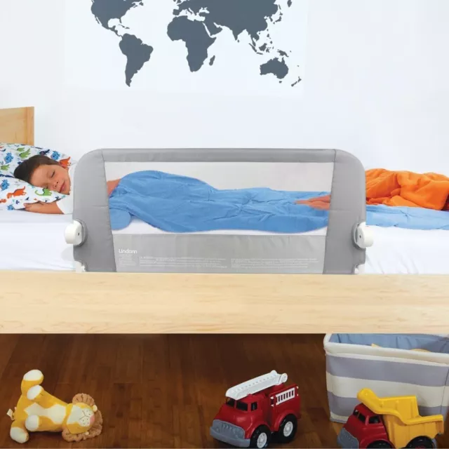 Protector de cama plegable Munchkin Lindam de fácil ajuste para cama para niños pequeños 2