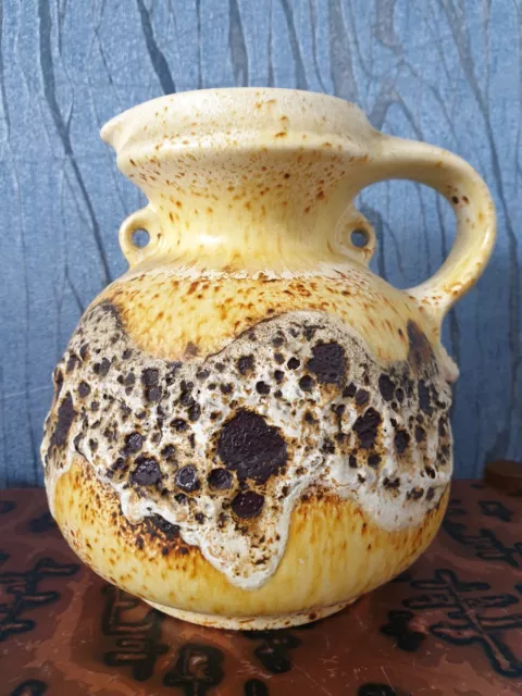 Dümler & Breiden Vase  Keramikvase extra fat lava 70er Keramik  70s super design