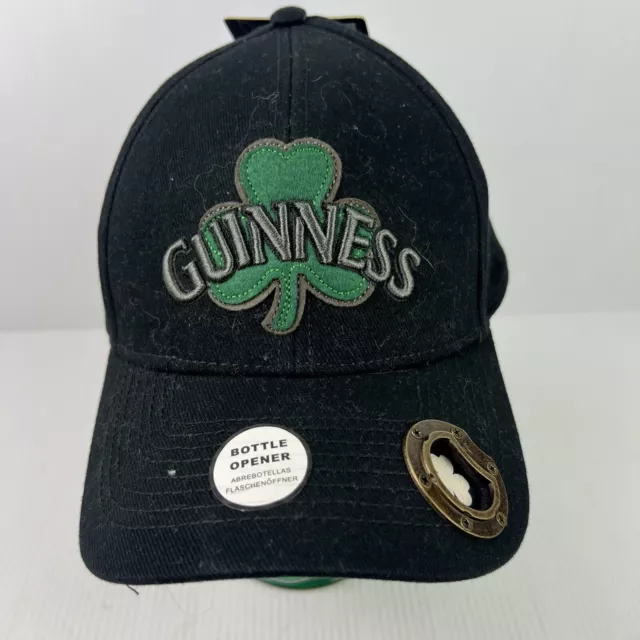 Guinness Beer Official Bottle Cap Hat Black/Green BNWT