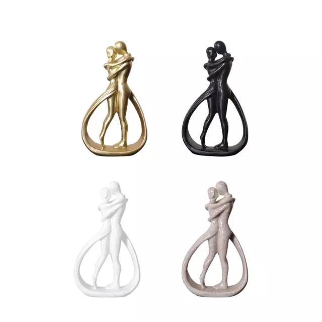Figurine de Couple en résine, Statue d'amoureux, artisanat abstrait, Statue de