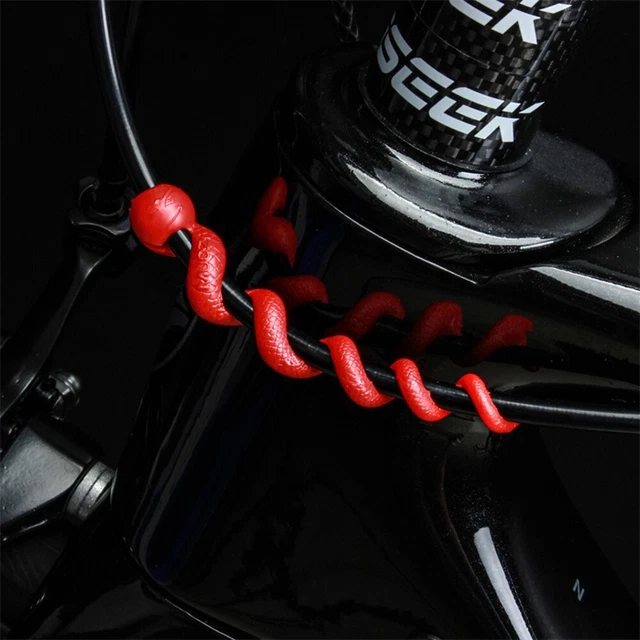 Fesjoy Housse de Protection du Levier de Frein Vélo, Protection la Poignée Cyclisme, Gel Silicone pour Vélos Route et Montagne (Grise