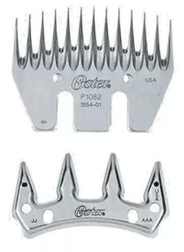 OSTER Show & ShearMaster Blades Arizona AAA Set Top/Bottom 78554-016 + 78555-056
