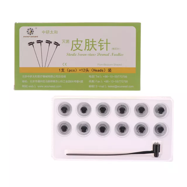 13Head Dermal Needle Bloodletting Blood Hammer Lancet Acupuncture Needle #km 3