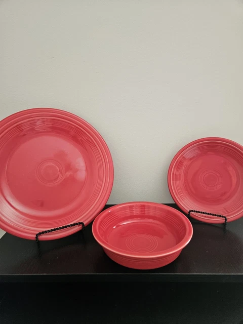 3PC SCARLET RED Fiesta Ware By Homer Laughlin PicClick CA