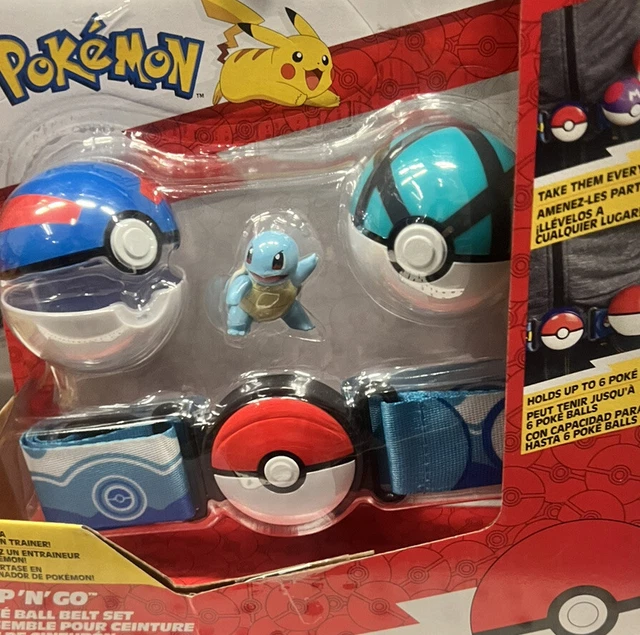 Pokemon Clip n Go Pokeball Belt Set Squired