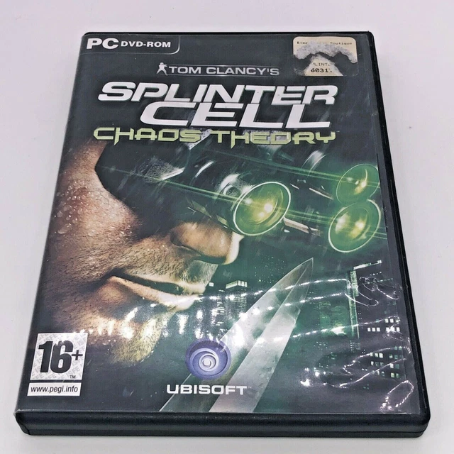 Splinter Cell Rom TOM CLANCY'S SPLINTER Cell: Chaos Theory FRENCH Windows PC DVD-ROM w/o ...
