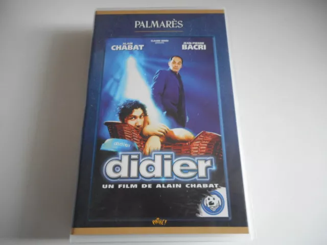 K7 VHS / CASSETTE VIDEO - DIDIER / A. CHABAT - BACRI film de ALAIN CHABAT