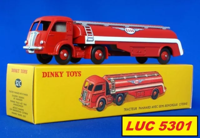 Panhard Movic Citerne Esso #32C N°3 Série Des Camions Par Dinky / Atlas