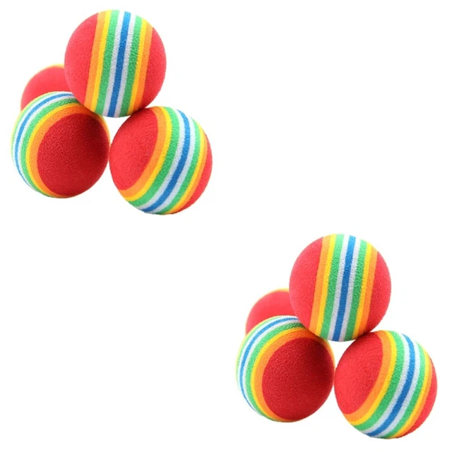 24 Pcs Cat Toys Balls Shine Chew Toys Large Dogs Puppy Chew Toy Cat Chew Toy