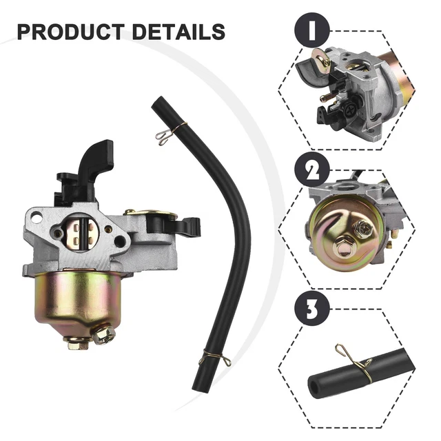 Carburateur Pour Moteur Essence 4 Temps G100 GXH50 - Compatible AISEN - Pièce Remplacement Direct