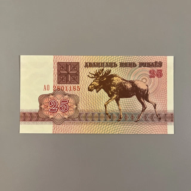 Belarus 25 Rubles 1992 UNC P-6a