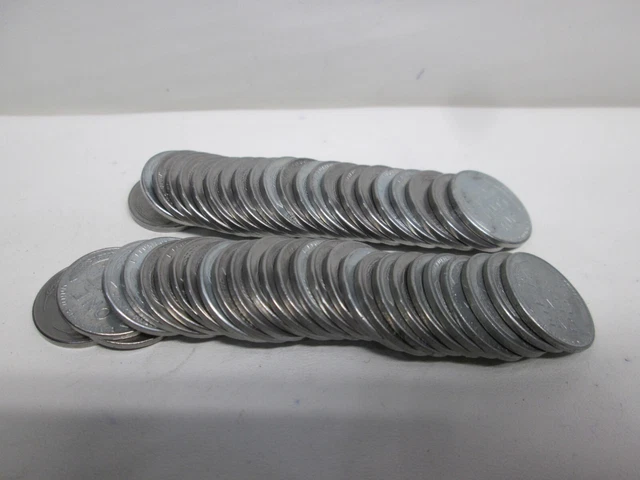 Roll Of 1943 Lincoln Wheat Steel Cents- Uncirculated