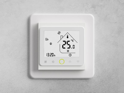 Ledlux Placca Decorativa con Supporto per Termostato Homcloud Ledlux, Patabit, ... 