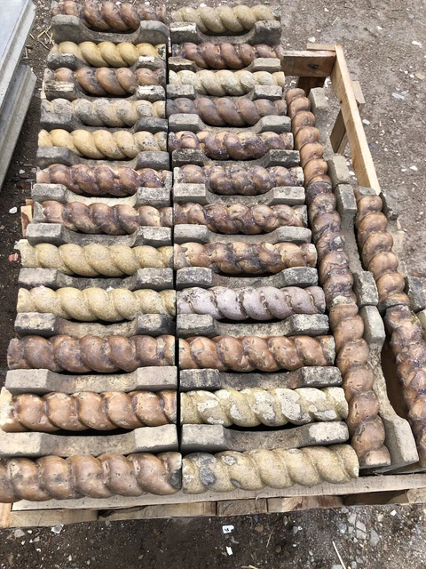 Victorian Rope Path Edging VICTORIAN ROPE Top Path Edgings Garden Edging Tiles £10.50 - PicClick UK