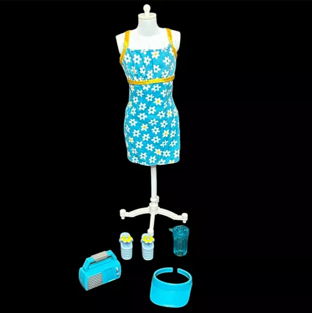 BARBIE 2001 FASHION AVENUE Partial ACCESSORY BONANZA W/Added 1998 Riviera Dress