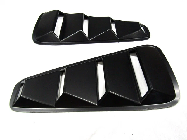1/4 Quarter Side Window Louvers Scoop Cover Vent Fit For 2005-2014 Ford Mustang