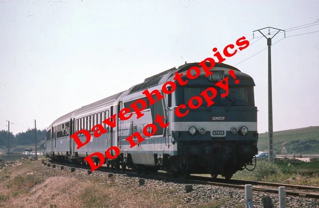 ORIGINAL 35MM Slide Diesel/Steam Train/Railway SNCF French -67428 ...