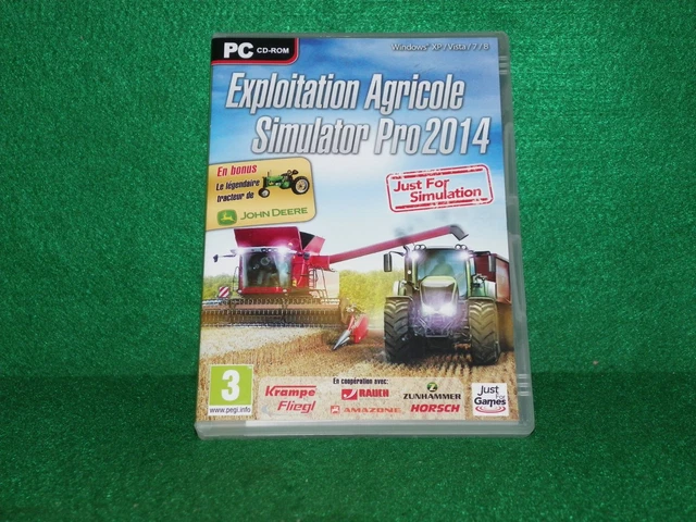 Jeu PC Simulation Agricole Edition Gold - Just For Games - Windows XP/Vista/7/8 - Neuf