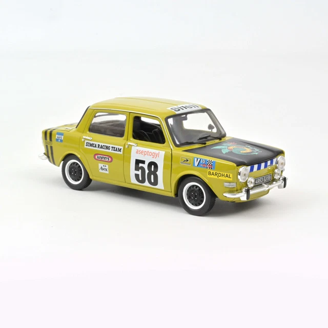 Miniature NOREV 1/18 - SIMCA 1000 Rallye 2 - Verte De 1976 - NOREV185715