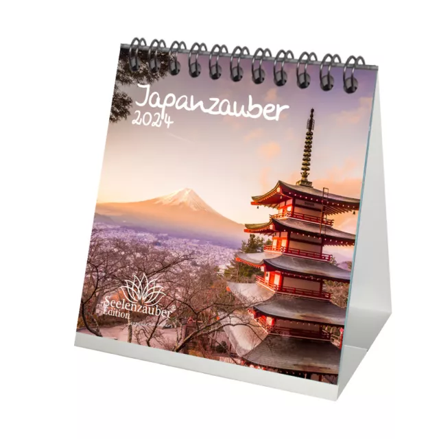 Japanzauber Kalender für 2024 Format 10cm x 10cm Japan Tokio Stadt Reise Land Ur