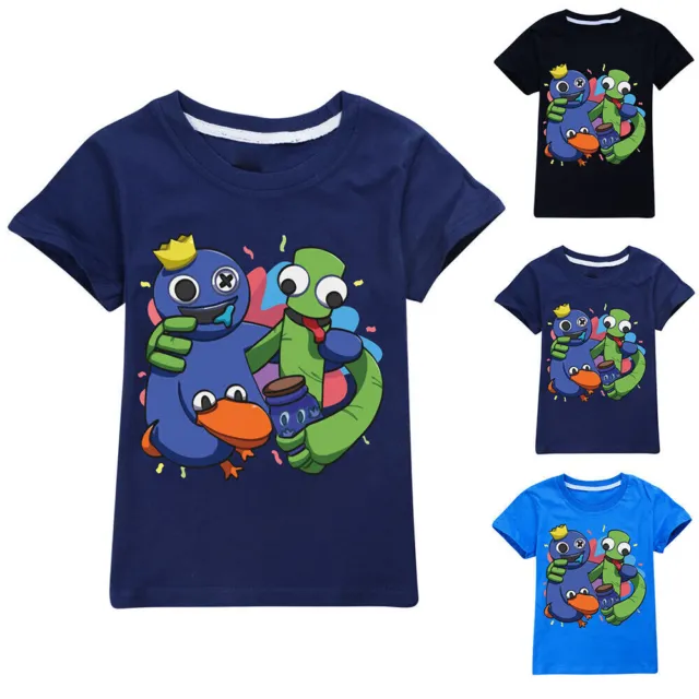 Roblox Short Sleeve T-shirt Kids Boy 3d Printed Tee Shirt Summer Casual Tops
