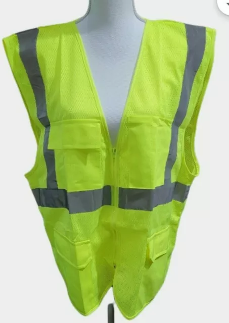 SAFETY REFLECTIVE VEST Security Visibility Shirt Construction Traffic  Warehouse $9.49 - PicClick