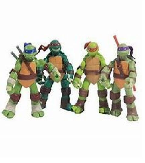 Movie Teenage Mutant Ninja Turtles Classic Collection TMNT 4 Pc Action Figures 
