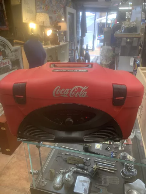 Coca Cola Music Cool Box FM Radio Insulated Cooler (radio Not Working)