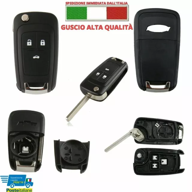 Guscio Chiave Cover Telecomando 3T Per Chevrolet Matiz Spark Aveo Captiva Cruze*