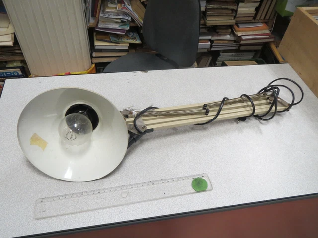 Ca218 Lampe De Bureau Vintage Pliable A Ressort Industrielle D Architecte Ledu