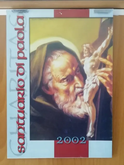 Calendario Santuario Di Paola Anno 2002, Ottime Condizioni.
