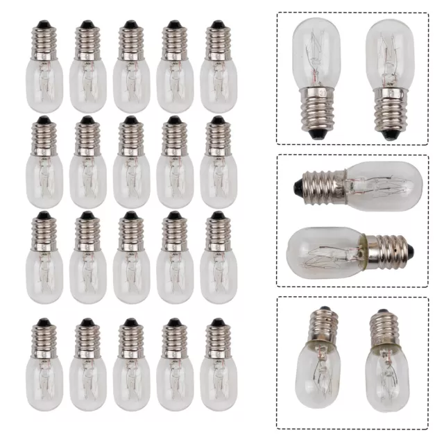 20X E14 Salt Lamp Globe Bulbs Light Bulbs Heat Resisting 220V&240V Replace Kits