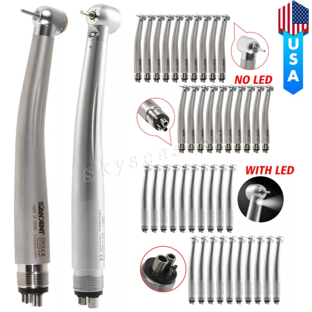 NSK type Dental (LED Optic E-generator) Handpiece High Speed Turbine 4Hole atz