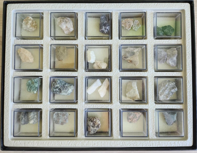 Edelstein Vitrine 54 Fächer - 3-lagige Acryl Sammelbox Für Steine, Mineralien & Kristalle