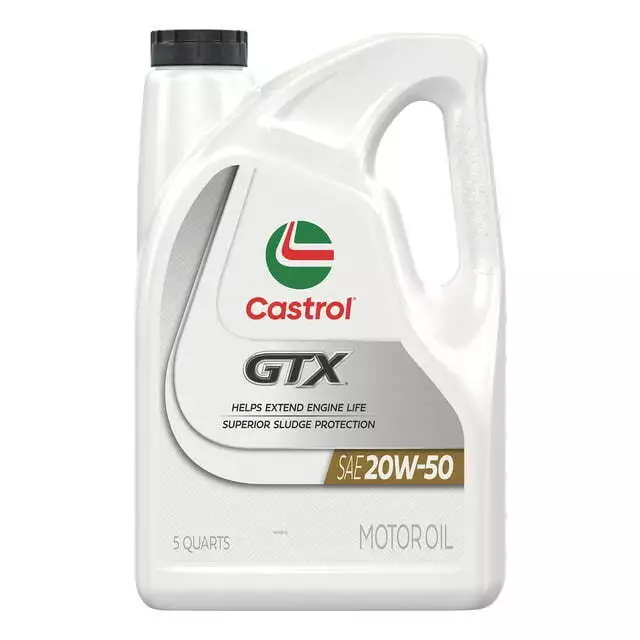 Castrol GTX 20W-50 Conventional Motor Oil, 5 Quarts - free shipping