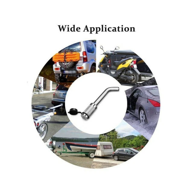 Lot De 6 Broches D'attelage Pour Remorque 3/16" X 1-5/8" - Acier Galvanisé, Verrouillage Par Goupille