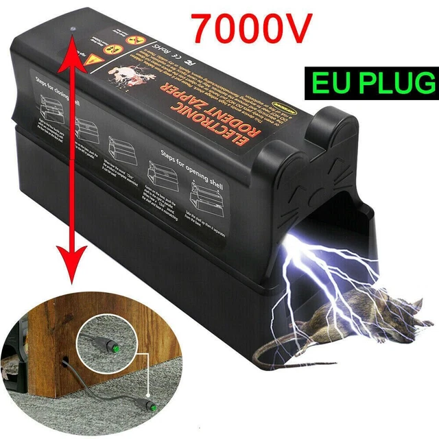 7000V Elektronische Mausefalle Ratten Killer Mäuse Elektrische Nagetier Zapper