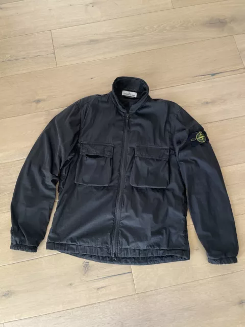 Stone Island Zip Jacket Black Size Small